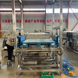 Fully automatic pallet cleaning equipment