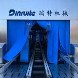 Plastic turnover box cleaning equipment