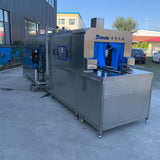 Plastic turnover box cleaning equipment