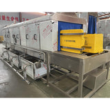 Logistics box and lid cleaning machine