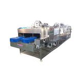 Plastic box dual channel cleaning equipment