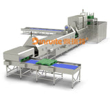 Plastic turnover box cleaning equipment