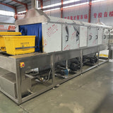 Logistics box and lid cleaning machine