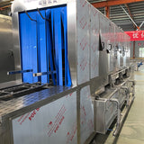 Plastic turnover box cleaning equipment