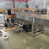 Plastic turnover box cleaning equipment