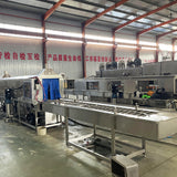 Baked food transport box cleaning equipment