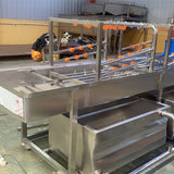 Plastic turnover box cleaning equipment