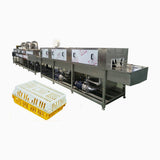 Chicken cage turnover basket cleaning equipment